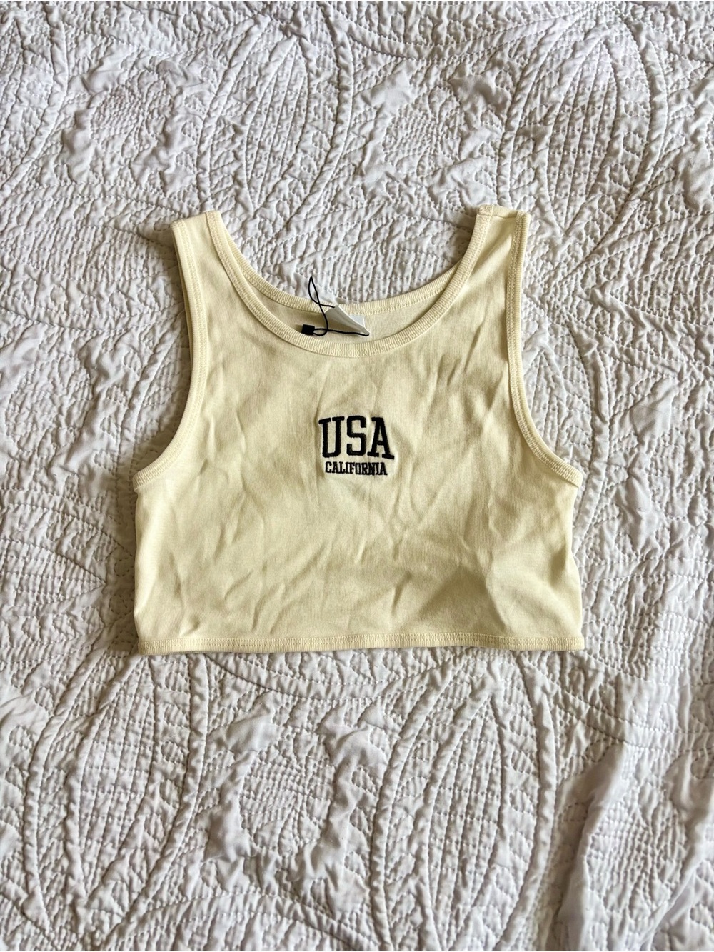Zara NWOT USA California Cropped Tank